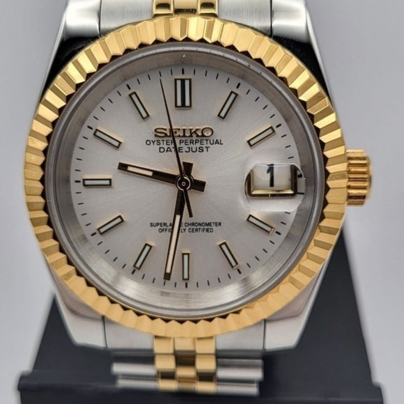 New Seiko Mod 39mm Automatic Watch - Picture 1 of 5